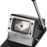 Heavy Duty PVC ID Card Die Cutter Full Metal Body Round Corner